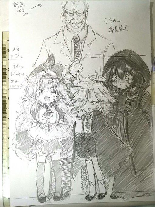 これは1/10サイズのうちのこ絵(再掲) 