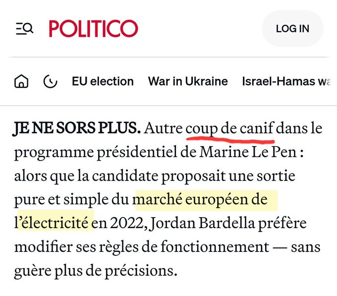 RoseLouise48520's tweet photo. @ZemmourTV pkoi #Bardella a refusé l'alliance aux dernières élections, mais accepté #Ciotti, #MMarechal ? #Bardella espère arriver au pouvoir en crachant sur #EZ ? Il devrait se rappeler le barrage #LFI #NFP #Macronie pour l'empêcher d'être 1er ministre ! #Zemmour2027 https://t.co/3XmbciSaeM
