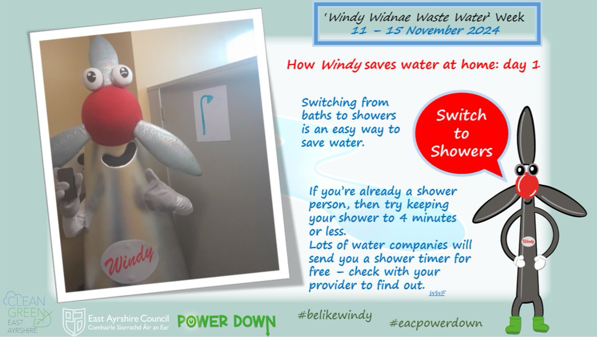 EAC Climate & Sustainable Learning (@eacdigi_lfs) on Twitter photo Windy Widnae Waste Water Week starts today!!🌎🌊
Check out how Windy saves water at home: Day 1
Keep an eye out for our posts this week and remember to tag us if you are joining in🤩❤️
Remember #belikewindy
<a href="/EastAyrshire/">East Ayrshire</a> <a href="/VibrantEAC/">Vibrant Communities</a> <a href="/Waterwise/">Waterwise</a> <a href="/scottish_water/">Scottish Water</a>
#powerdown Windy Widnae Waste Water Week starts today!!🌎🌊
Check out how Windy saves water at home: Day 1
Keep an eye out for our posts this week and remember to tag us if you are joining in🤩❤️
Remember #belikewindy
<a href="/EastAyrshire/">East Ayrshire</a> <a href="/VibrantEAC/">Vibrant Communities</a> <a href="/Waterwise/">Waterwise</a> <a href="/scottish_water/">Scottish Water</a>
#powerdown