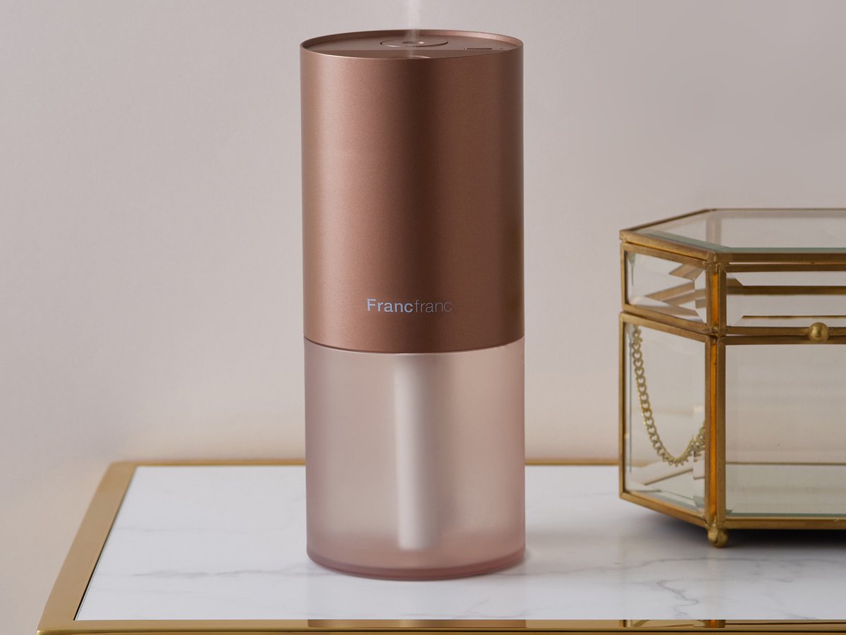 3位🥉テン 充電式 超音波加湿器】 💁🏻‍♀️💭メタリックな質感と