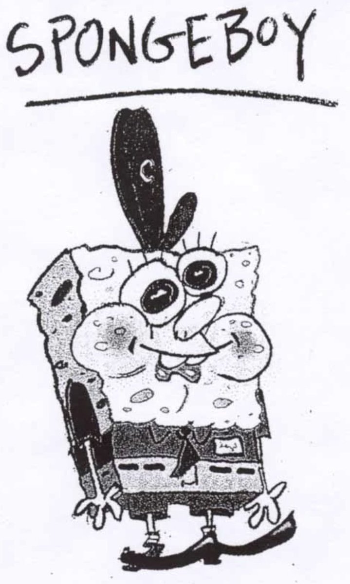 AKhaliffi's tweet photo. SpongeBob was originally called Sponge Boy and this was the first sketch created by Stephen Hillenburg.

$SPONGE is the ticket, it's basically free on https://t.co/VvHeYgYja4

CA: D62Q3KJw89PvVmnAfRtFey8UekrMPWcYTkyVTShipump https://t.co/NE4feTaJfv