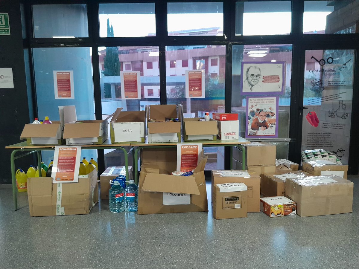 Des de l'IES L'Alcalatén volem donar-vos les gràcies pel vostre compromís i col·laboració. Dona x Dana.