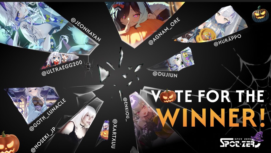 SpotZero_Game's tweet image. #SpotZeroHalloween🎃THE FINALS ARE HERE! 🏅

We picked the finalists, you choose the winner!🏆
📅Voting time: Nov 11 - Nov 14, 2024 (10PM UTC-5)
👑How to vote: like and retweet your favorite artwork!

The artworks with the highest number of retweets and likes will be selected as…