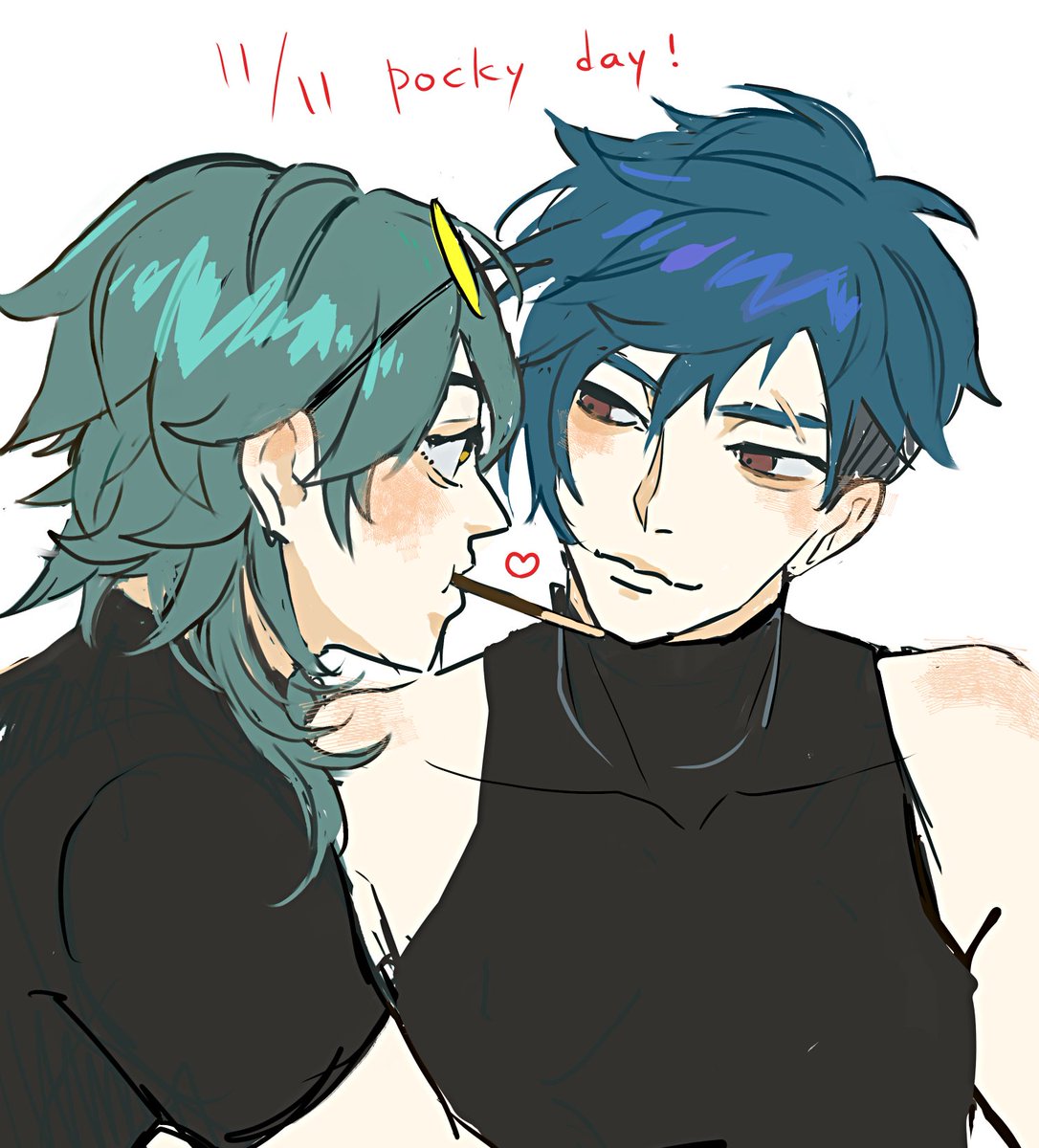 Chizunko's tweet photo. rkgkポッキーの日フェルエズ～
#phelez https://t.co/DRlE6xfCP0