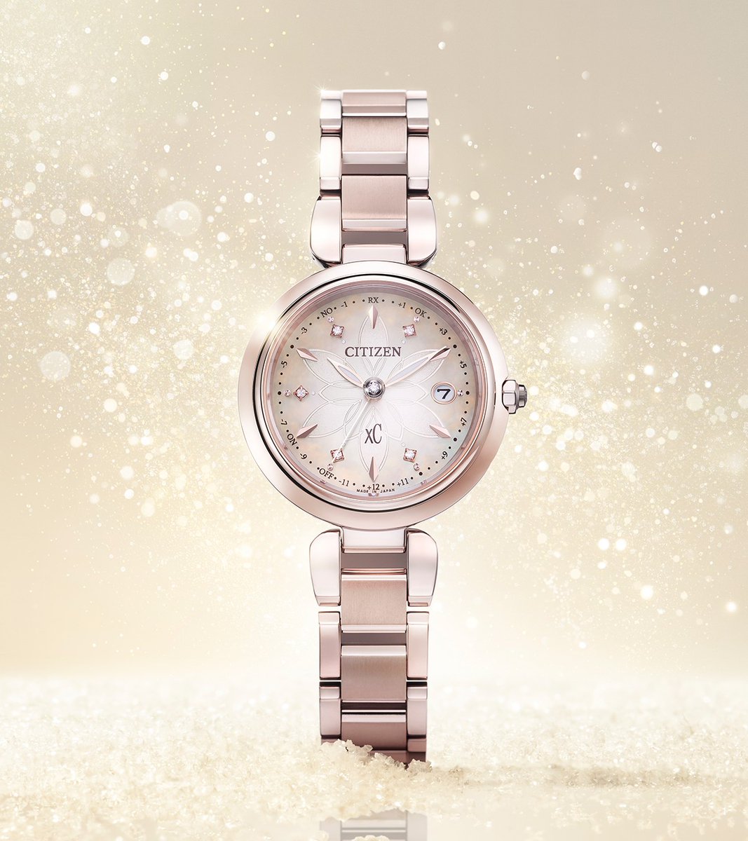 美品】CITIZEN シチズン xC サクラピンク ES9464-52A 美品】CITIZEN シチズン xC サクラピンク ES9464-52A