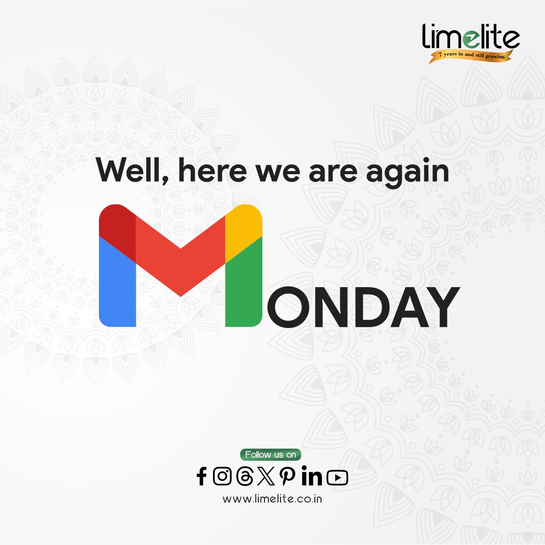 Limeli8pvtltd's tweet photo. Well, here we are again, Monday. Time to shake off the weekend and dive into the week with renewed energy. Whether you're tackling big projects or small tasks, let’s make today the foundation of a productive week ahead.

 Let’s make it count! 

#imelite #limelitecreativeagency https://t.co/xOuhMOcQPV
