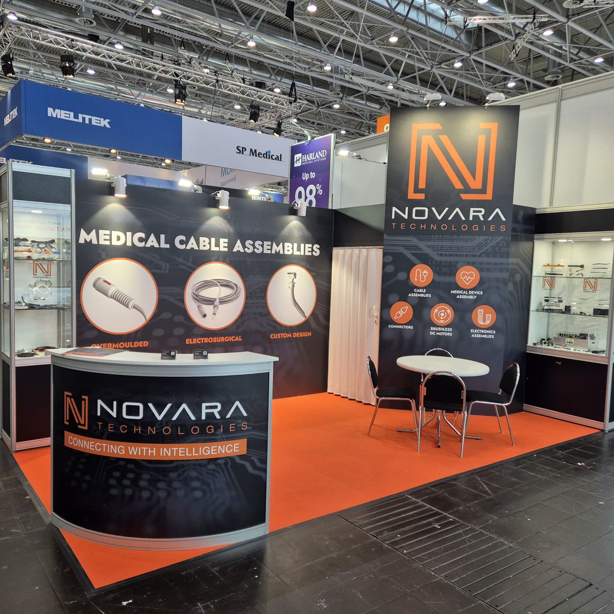 🚀Compamed 2024 is officially open! Visit Novara Technologies in Hall 8b, Stand N10 to see our medical cable solutions. Excited to meet and connect! #Compamed2024 #MedTech #NovaraTechnologies