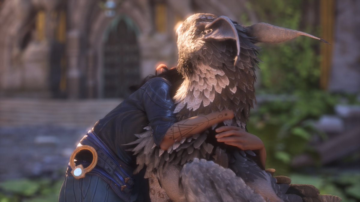 hightowerings's tweet photo. slowly getting better with the in game camera 🥹 sweet pics w assan #veilguard https://t.co/3JbK3O39d6