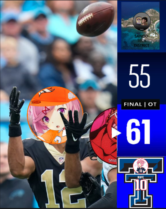 RCAAFootball's tweet photo. FIRST OVERTIME GAME IN RCAA HISTORY!

Yoboy Tech knocks off Sawoo Tech District on a walk off game winning touchdown in overtime!

#YBT #RCAAFootball #SawooTechDistrict https://t.co/18fGGaFDUT