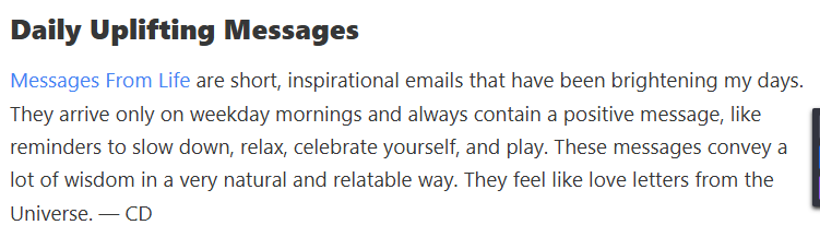 Messages From Life tweet media