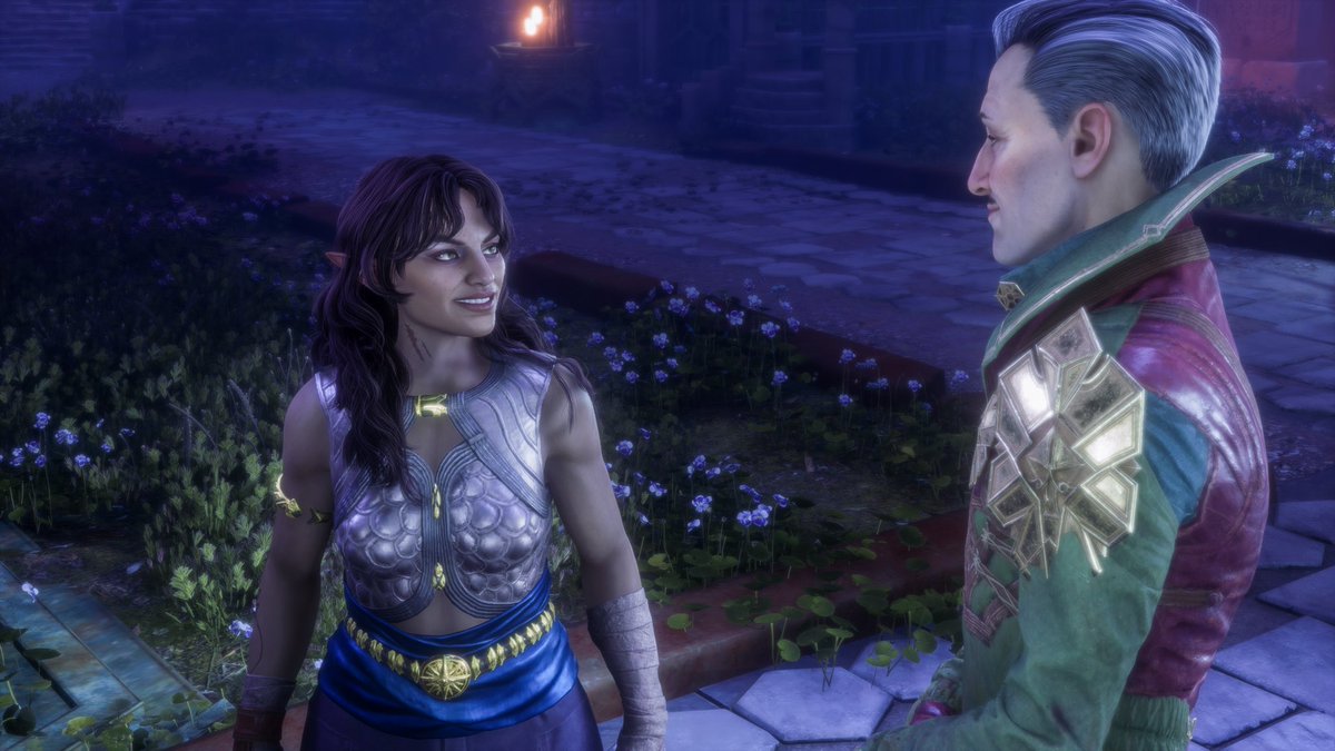 hightowerings's tweet photo. look I wasn’t planning to romance him this playthrough but I keep getting these pics #veilguard https://t.co/BRGTSE1eKc