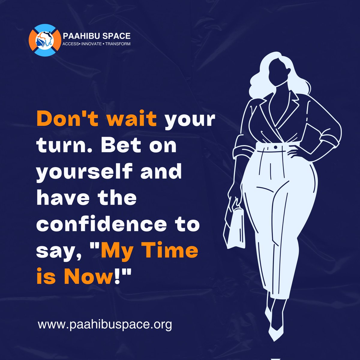 paahibuspace's tweet photo. Unleash your inner boss! Cathy Hughes' wisdom: "Don't wait, bet on yourself!" What's your affirmation? Share!
#WomenInBusiness #FemaleProfessionals #TechWomen #PaahibuSpace https://t.co/htkqp5GFdA