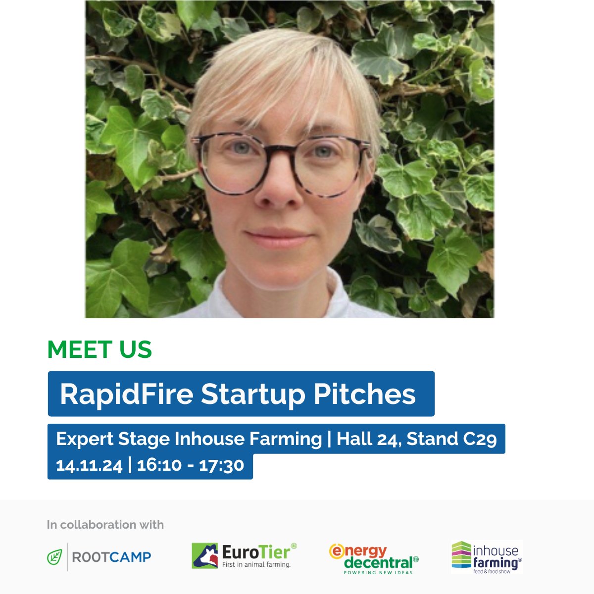 @EuroTier2024 Join us on Nov 14th for the RapidFire Startup Pitches as we pitch Birdbox - our innovation in poultry welfare🐔

Hall 24, Stand C29 🕒 16:10 - 17:30. Vote for your favourite startup!🎤💡

#AgTech #AnimalWelfare #PoultryWelfare #EuroTier2024