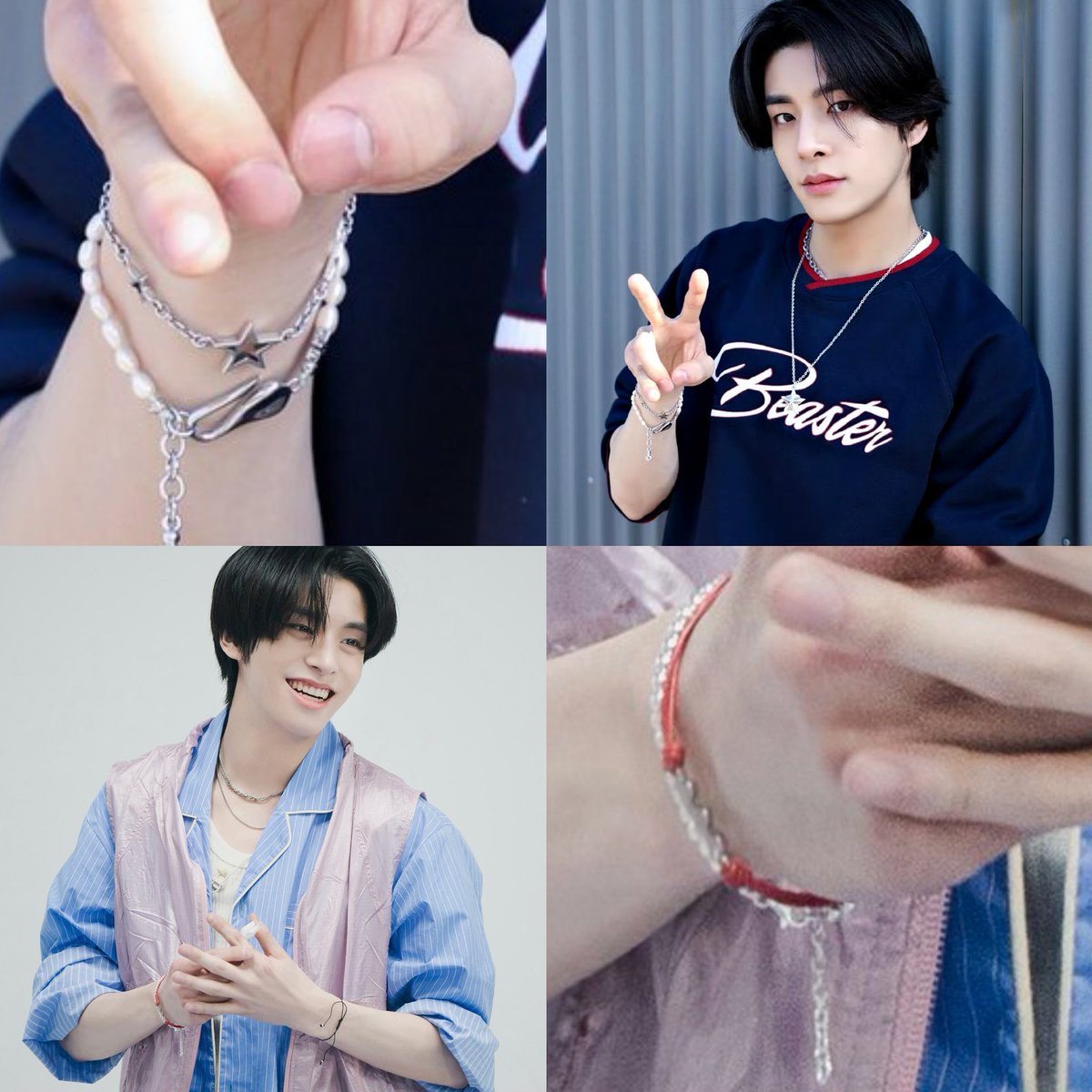 【LOWOOL】Triple heart pearl▲ENHYPEN着用 ☆ENHYPEN ソンフン 着用！！【LOWOOL】Triple heart pearl | もごつ