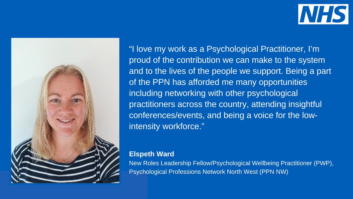 To celebrate #PPNWeek2024 in the North West, hear from colleagues in the region about the important work they do and why. 

Read for more information about the Psychological Professions and the PPN Network in the region ▶️ 

ppn.nhs.uk/north-west