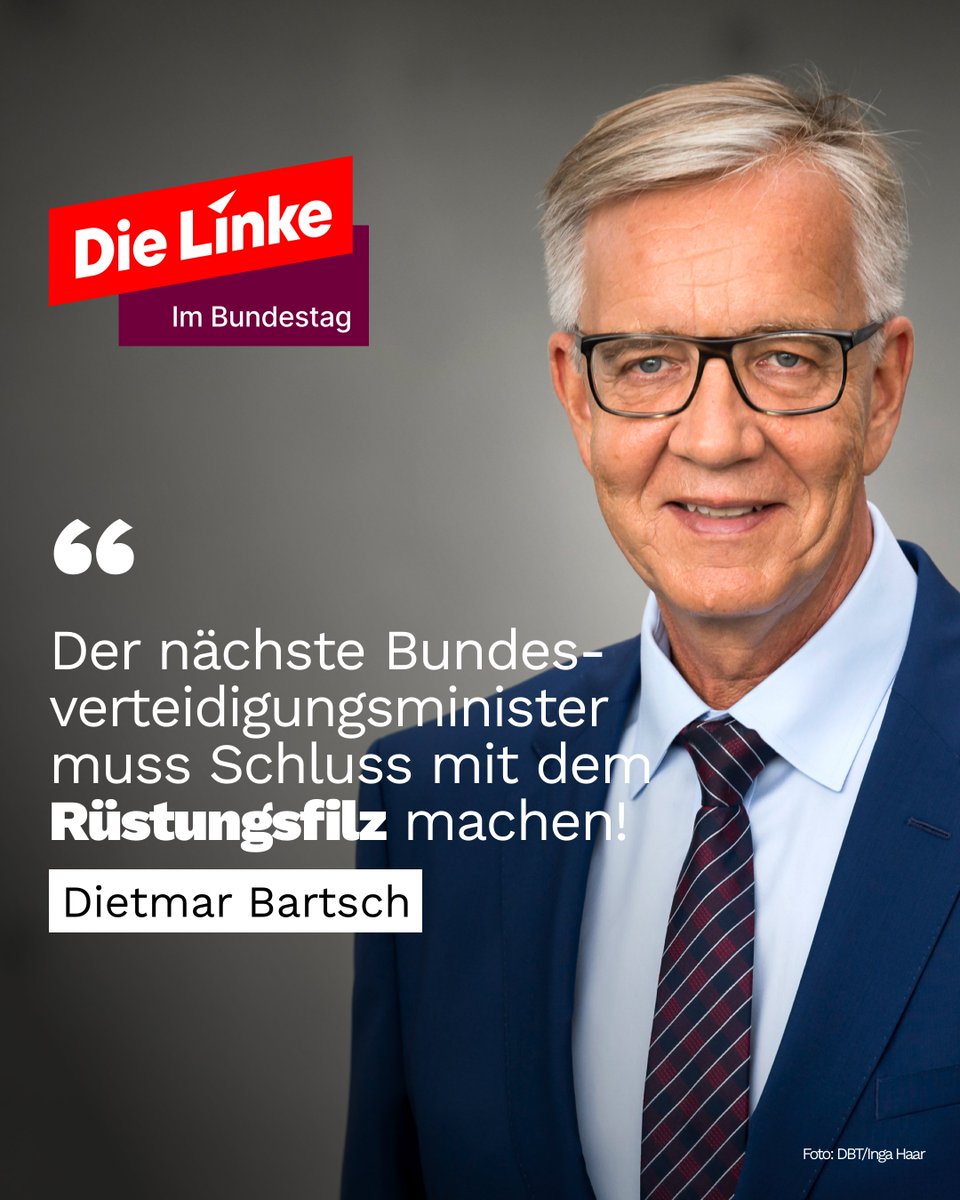 Deutschland steckt in der schwersten Regierungskrise seit 1982. Der Union fällt nichts besseres ein, als nach einer "echten" #Wehrpflicht zu rufen. Friedrich Merz will Bundeskanzler werden, die anderen Parteien wären gern Juniorpartner, außer wir, die Linke.
Die Bürger erwarten