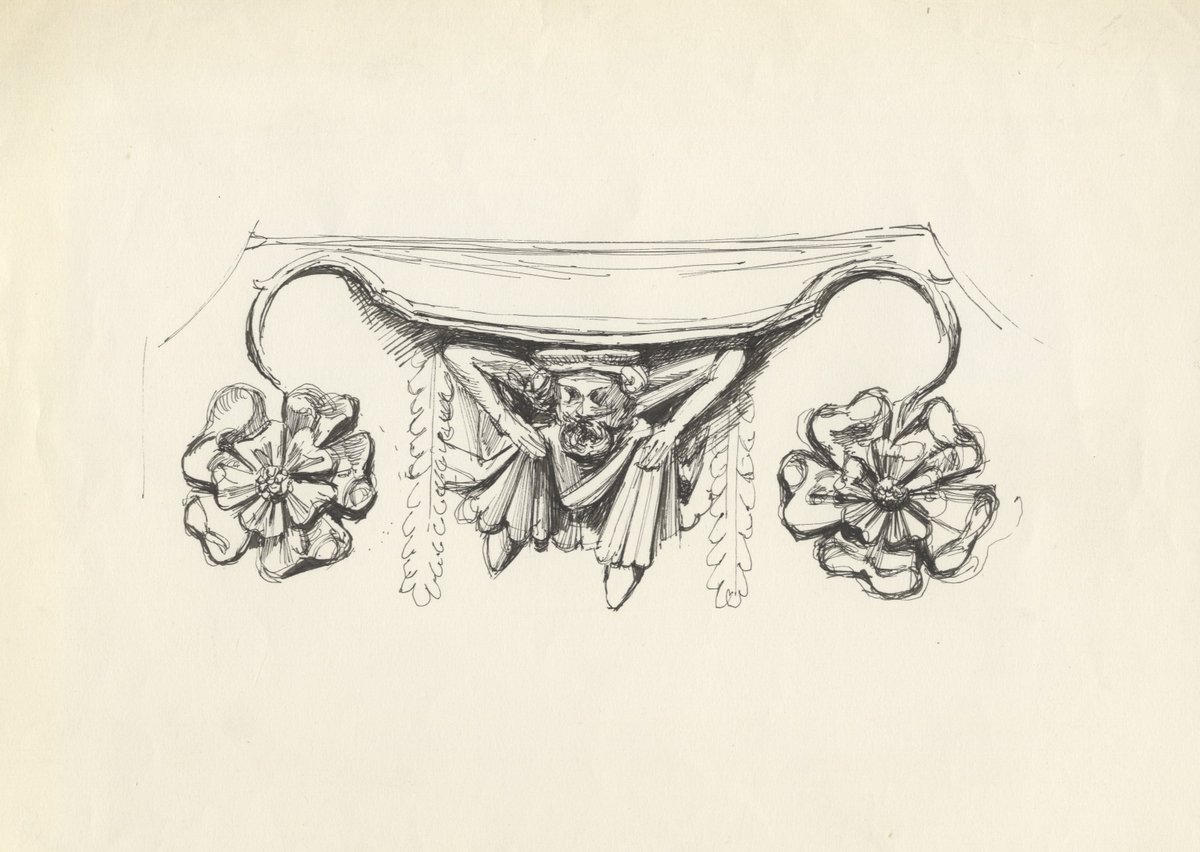 Good morning! Can you tell us anything about our two mystery sketches today? We have come across an unknown portrait, and possibly a misericord from a church 🔍 #MysteryImageMonday