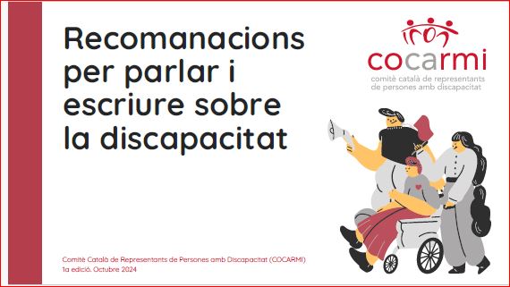 🗣️Heu de parlar o escriure sobre alguna #discapacitat i no sabeu com fer-ho? Les 𝐑𝐞𝐜𝐨𝐦𝐚𝐧𝐚𝐜𝐢𝐨𝐧𝐬 𝐩𝐞𝐫 𝐩𝐚𝐫𝐥𝐚𝐫 𝐢 𝐞𝐬𝐜𝐫𝐢𝐮𝐫𝐞 𝐬𝐨𝐛𝐫𝐞 𝐥𝐚 𝐝𝐢𝐬𝐜𝐚𝐩𝐚𝐜𝐢𝐭𝐚𝐭 fetes pel COCARMI i les seves entitats us poden ajudar 
🔗n9.cl/w8oou