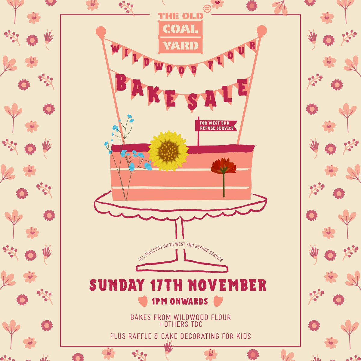 West End Refugee Service 🧡 (@westendrefugee) on Twitter photo On Sunday 17th November <a href="/wildwood/">Jonathan Reynolds</a>.flour is hosting a bake sale for WERS! Please check out their page on Instagram for more information and how you can support this amazing event. We can't wait! On Sunday 17th November <a href="/wildwood/">Jonathan Reynolds</a>.flour is hosting a bake sale for WERS! Please check out their page on Instagram for more information and how you can support this amazing event. We can't wait!