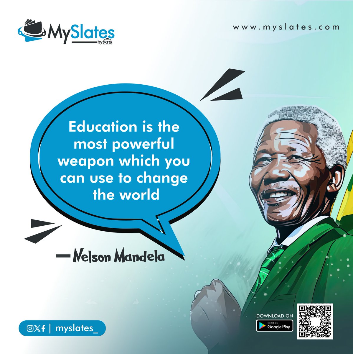 myslates_'s tweet photo. Let’s make a difference with MySlates.
#QuoteOfTheDay #Education #MySlates https://t.co/ZN8srim6ta