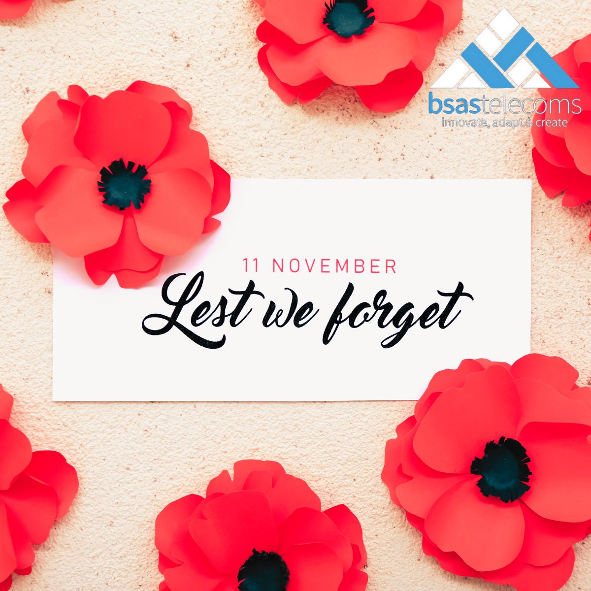 On #RemembranceDay, BSAS Telecoms Ltd honors the service and sacrifice of all who defend our freedoms—military, emergency services, and civilians. We remember their bravery and ensure no one is forgotten. 🇬🇧🌺 #LestWeForget