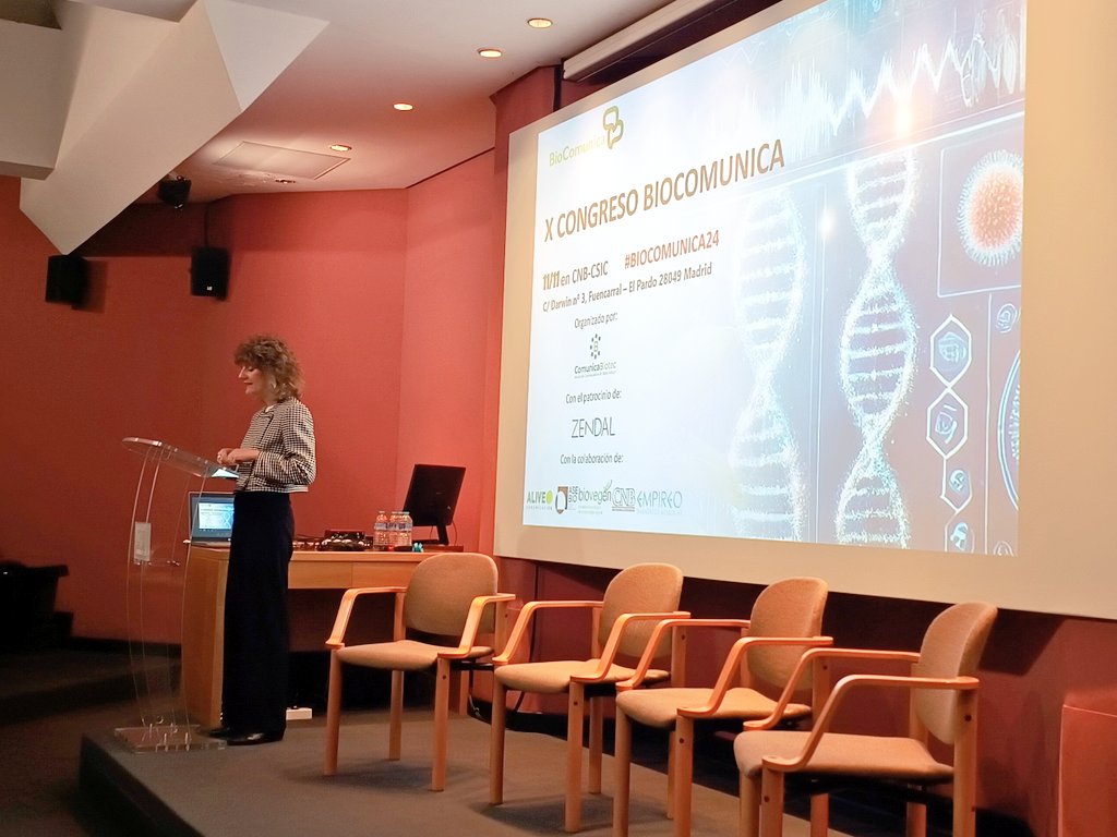 Comenzamos en X Congreso de nuestra asociación #Biocomunica24, este año dedicado a la #biotecnologiaambiental
Gracias a <a href="/CNB_CSIC/">Centro Nacional de Biotecnología (CSIC)</a> por acogernos y a <a href="/zendalgroup/">Zendal</a> por su apoyo un año más 😊
¡A comunicar!