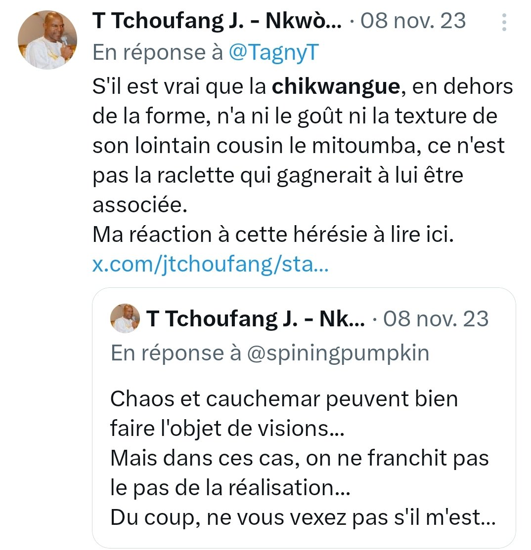 jtchoufang's tweet photo. @237_bpm Je dépose toutes mes sorties déjà faites sur la #chikwangue par ici.
Ceci étant, l'Ikok n'a pas eu besoin d'un lointain cousin du #Bobolo, qui rappelle le #Mitoumba en moins complet, pour se manger...
Bon appétit là-bas. https://t.co/udKDYltVKA