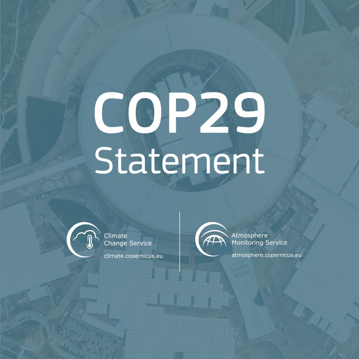 With 2024 almost certain to be the hottest year on record, Earth Information data is more important than ever in the fight against climate change.

Read the full statement:
C3S: climate.copernicus.eu/copernicus-sta…
CAMS: atmosphere.copernicus.eu/copernicus-sta…