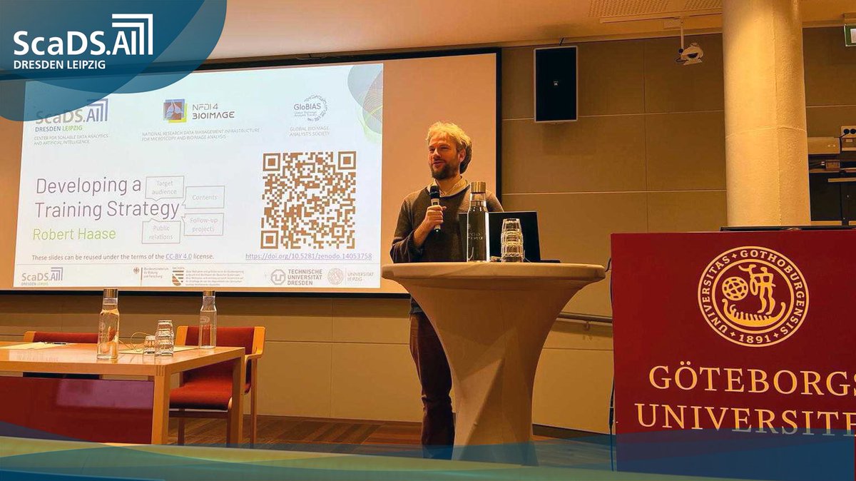 Our Training Coordinator <a href="/haesleinhuepf/">Robert Haase</a> attended the workshop of the Global BioImage Analysis Society <a href="/GloBIAS_/">GloBIAS</a> last week and spoke about "Training Computational Skills in the Age of AI" and "Developing a Training Strategy".   

👉zenodo.org/records/140436…
👉zenodo.org/records/140537…