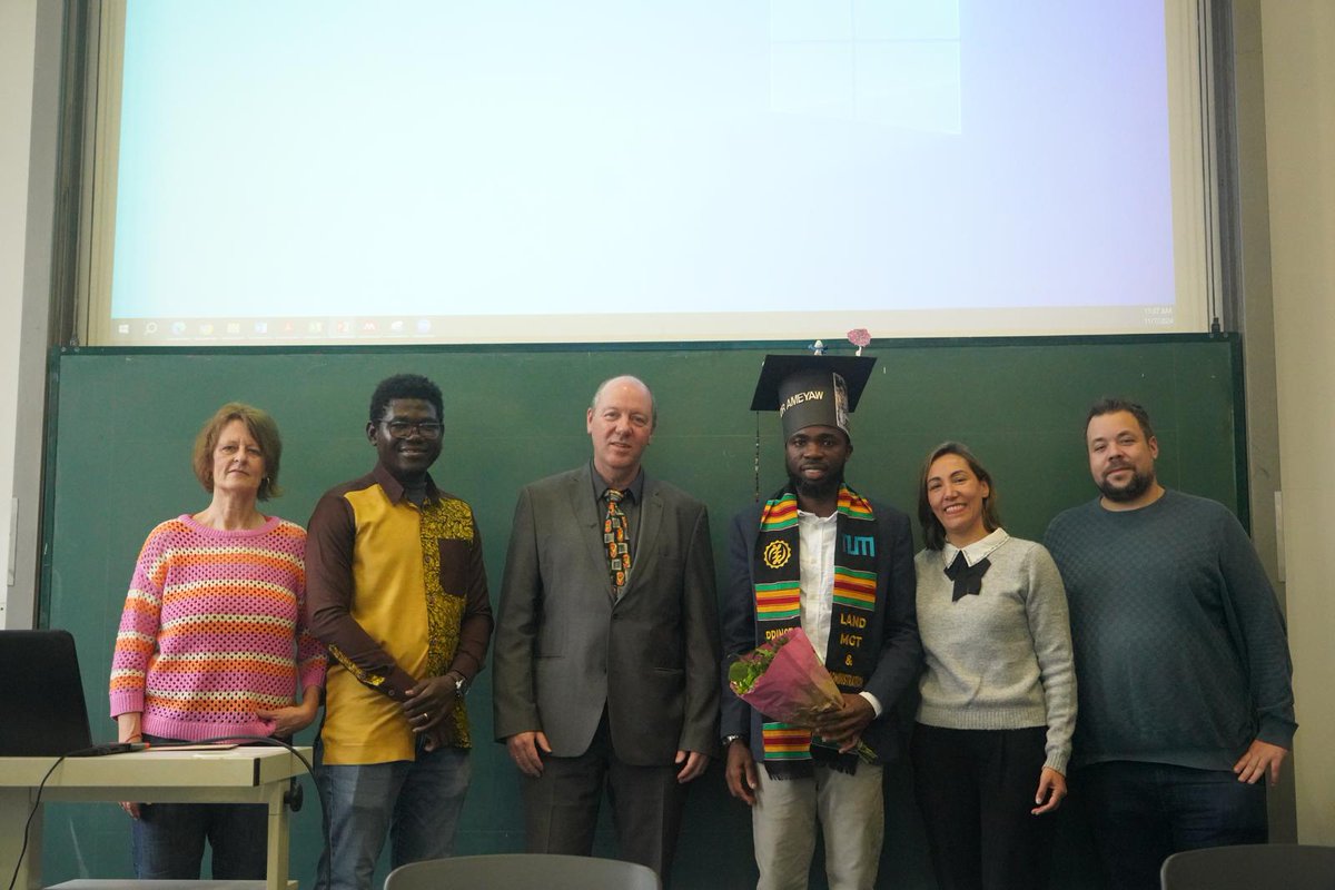 Congratulations to Dr.-Ing Prince Donkor Ameyaw <a href="/MasterDonkor/">Master Donkor Ameyaw</a>, who successfully defended his doctoral research on blockchain adoption for transparency in land administration in Ghana. We wish him all the best in this new chapter of his research career.<a href="/wtdevries/">Walter T. de Vries</a>
