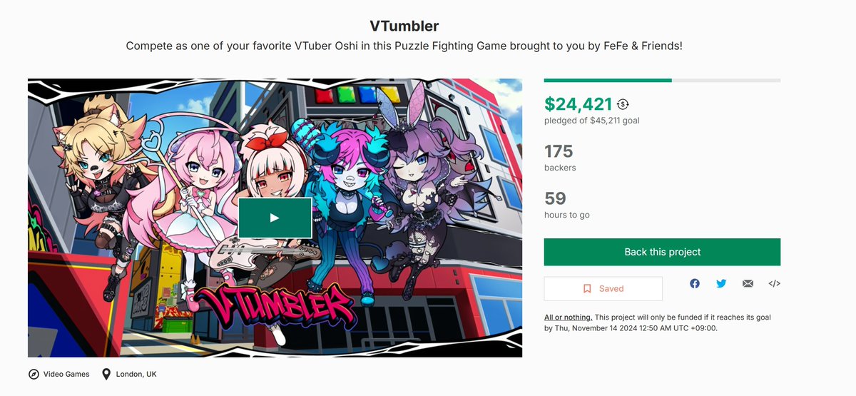 59 hours left! We're so close! WE CAN DO IT 💪😻🤘