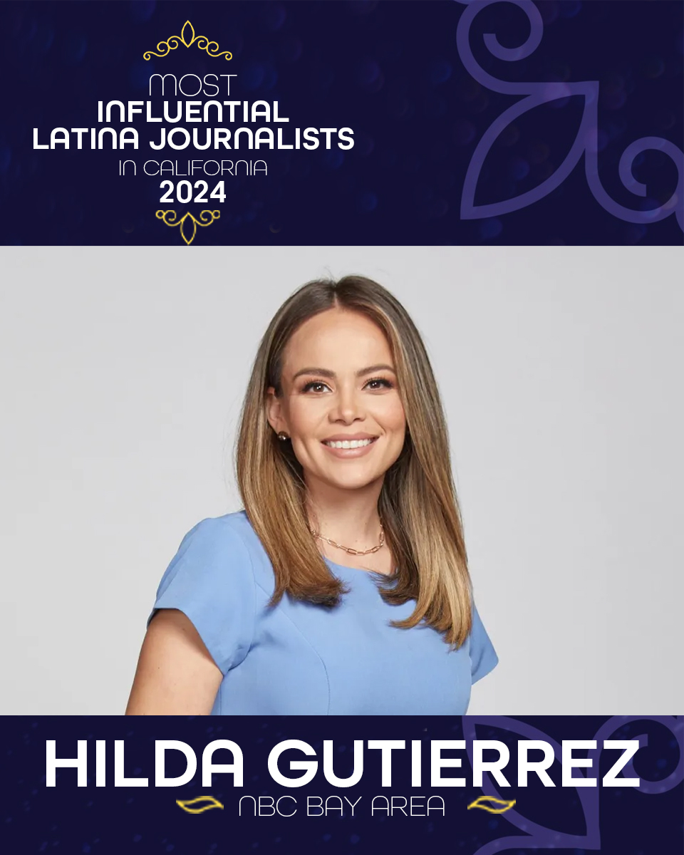 Latino Journalists of California CCNMA (@latinojournosca) on Twitter photo Felicidades to <a href="/HildaGNews/">Hilda Gutierrez</a> from @NBCBayArea on being named one of the 5 Most Influential Latina Journalists in California 2024.
This list is out!
Mark your calendar for December 7th to celebrate.
Full List: ccnma.org Felicidades to <a href="/HildaGNews/">Hilda Gutierrez</a> from @NBCBayArea on being named one of the 5 Most Influential Latina Journalists in California 2024.
This list is out!
Mark your calendar for December 7th to celebrate.
Full List: ccnma.org