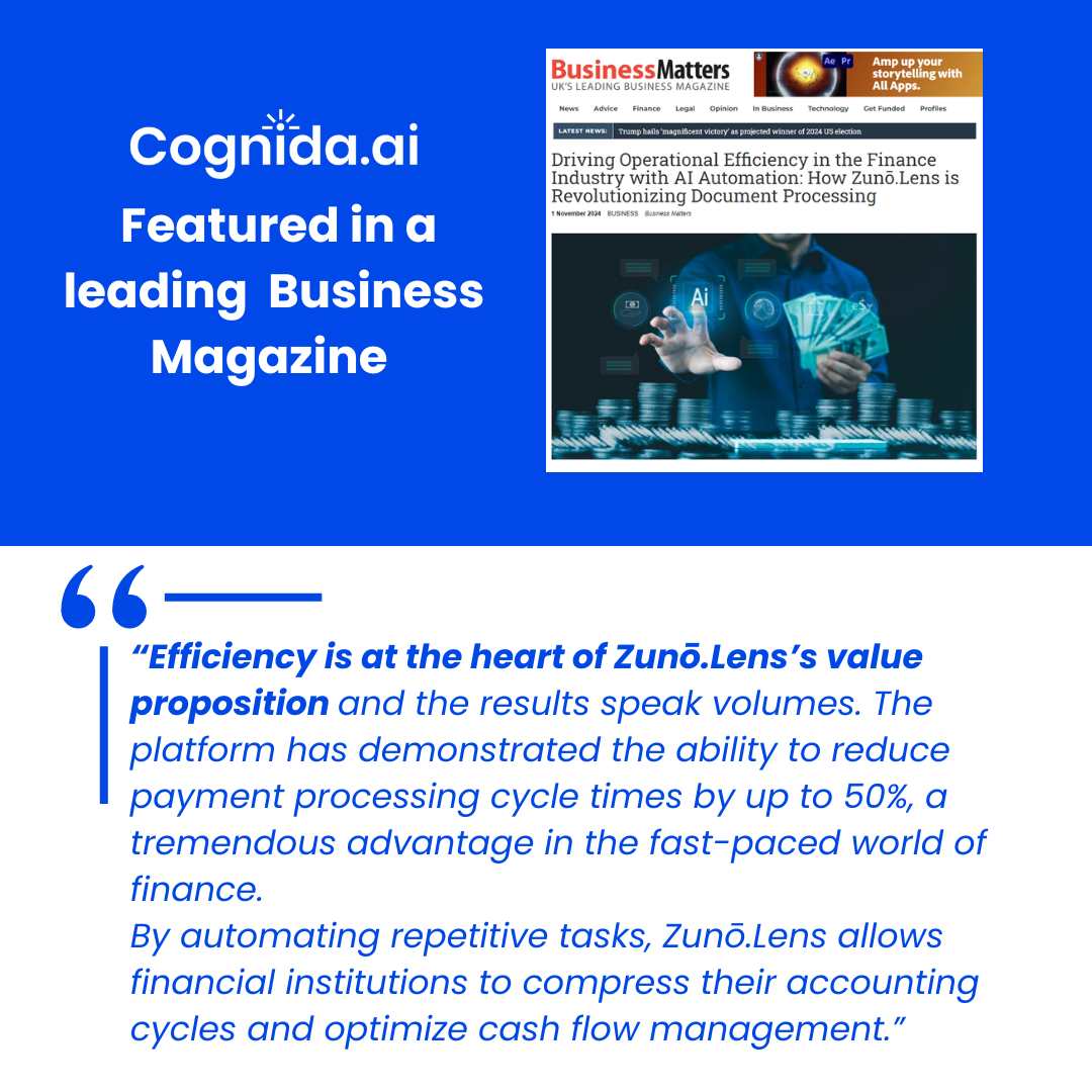 The feature focuses on Zunō.Lens, our document processing solution that’s reducing payment cycles by up to 50% Read article: bmmagazine.co.uk/business/drivi…