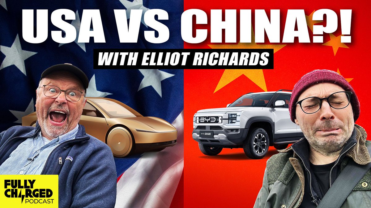 🎙️ NEW PODCAST 🎙️

Robert and Elliot recorded this episode on a delightful drive in the MG Cyberster, and cover a wide range of topics including, the Tesla Robotaxi, the new BYD Shark, and future predictions for both countries.

Tune in! 🔊 buff.ly/4fhvHzl