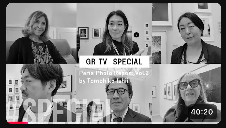 LSK_Photowalk's tweet photo. GR TV SPECIAL パリフォト2024レポート最終回
「なぜ、日本の写真・写真家が世界で注目されるのか？」
パリフォト・ディレクターのフローレンスと、世界を舞台に日本の写真を発表し続けるプロフェッショナルへのインタビュー。
https://t.co/hGefbIWJni https://t.co/ZUWRdFIb6v