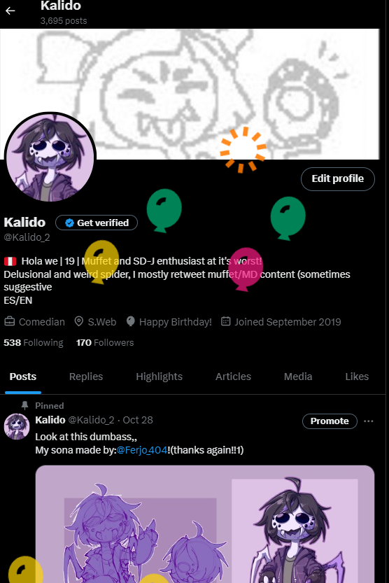 Kalido_2's tweet photo. I guess I'll live another while 🗣️
Ojala venga muffet a mi fiesta https://t.co/6yxWF5kX1R
