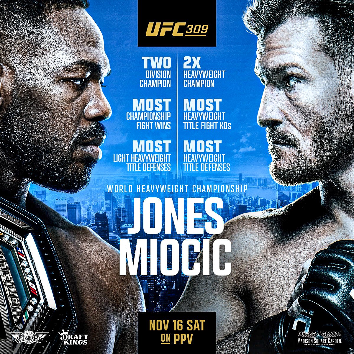 mmavenezuela_'s tweet photo. 🔥 SEMANA DE LUCHA 🔥
Póster official de: #UFC309 Jones vs Miocic para este sábado 16 desde el legendario Madison square garden.
¿Quien levantará ambas manos, será el Goat o será el mejor peso completo de la historia? no te lo pierdas!!!
#AlbertoMMA91 | #MMAVenezuela | 🛑 https://t.co/ts4vjrGR59