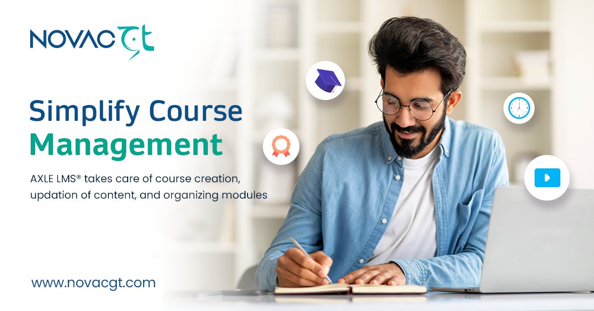 novac_gt's tweet image. AXLE LMS® makes course creation and activity management a hassle-free affair with drag and drop functionalities, support for multiple content formats, ensuring streamlined administration.
Visit - novacgt.com/lms-for-corpor…
#novacgt #Lms #axlelms #CorporateLMS #bestlms #dubai #uae