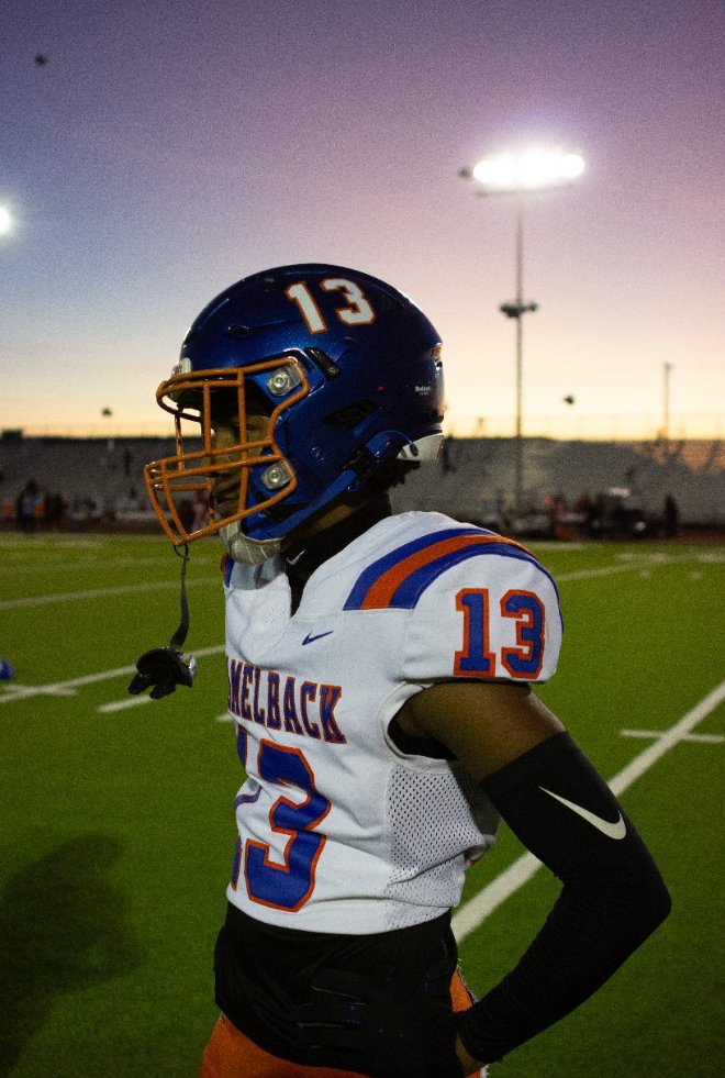 Cezaire Yates (@cezaire_) on Twitter photo Camelback High school C/O 26 ATH 5’10” 180 4.5 gpa
- REGION CHAMPS🏆 (5-0 region)
-47 tackles (25 solo)
- 2 ints
<a href="/coachdante23/">Dante Foster</a> @vo_savage4 @camelbackfb <a href="/JUSTCHILLY/">Just Chilly</a> <a href="/TheCoach7Bible/">Jordan Bible</a> <a href="/TerrenceIsaac1/">Coach Isaac SR.</a> @BJmedia1 <a href="/gridironarizona/">Gridiron Arizona</a> <a href="/BiggBearrecruit/">Big Bear Recruiting</a>
Film below⬇️
hudl.com/v/2PzDwA Camelback High school C/O 26 ATH 5’10” 180 4.5 gpa
- REGION CHAMPS🏆 (5-0 region)
-47 tackles (25 solo)
- 2 ints
<a href="/coachdante23/">Dante Foster</a> @vo_savage4 @camelbackfb <a href="/JUSTCHILLY/">Just Chilly</a> <a href="/TheCoach7Bible/">Jordan Bible</a> <a href="/TerrenceIsaac1/">Coach Isaac SR.</a> @BJmedia1 <a href="/gridironarizona/">Gridiron Arizona</a> <a href="/BiggBearrecruit/">Big Bear Recruiting</a>
Film below⬇️
hudl.com/v/2PzDwA