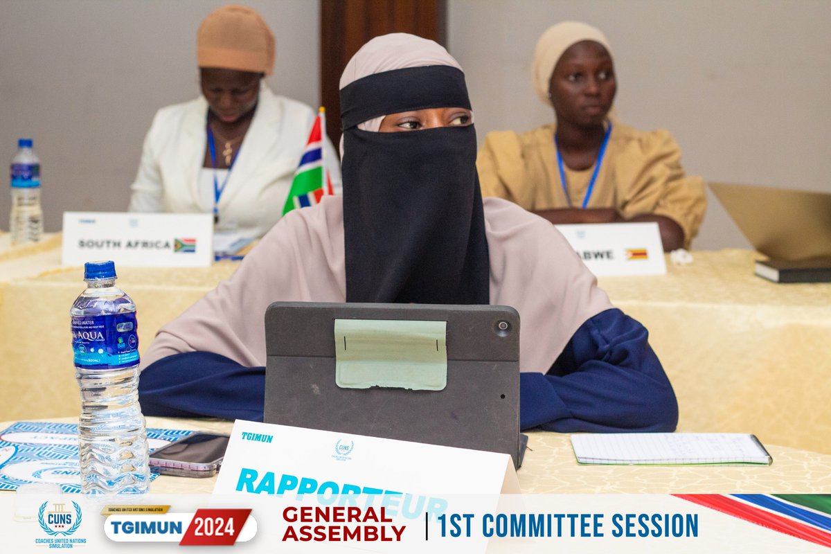 CUNS29215329's tweet photo. Engaging moment at the #TGIMUN2024 #GeneralAssembly as delegates debate on issues tabled during the assembly session.
#CUNS #COIF https://t.co/2O36bGg6AP