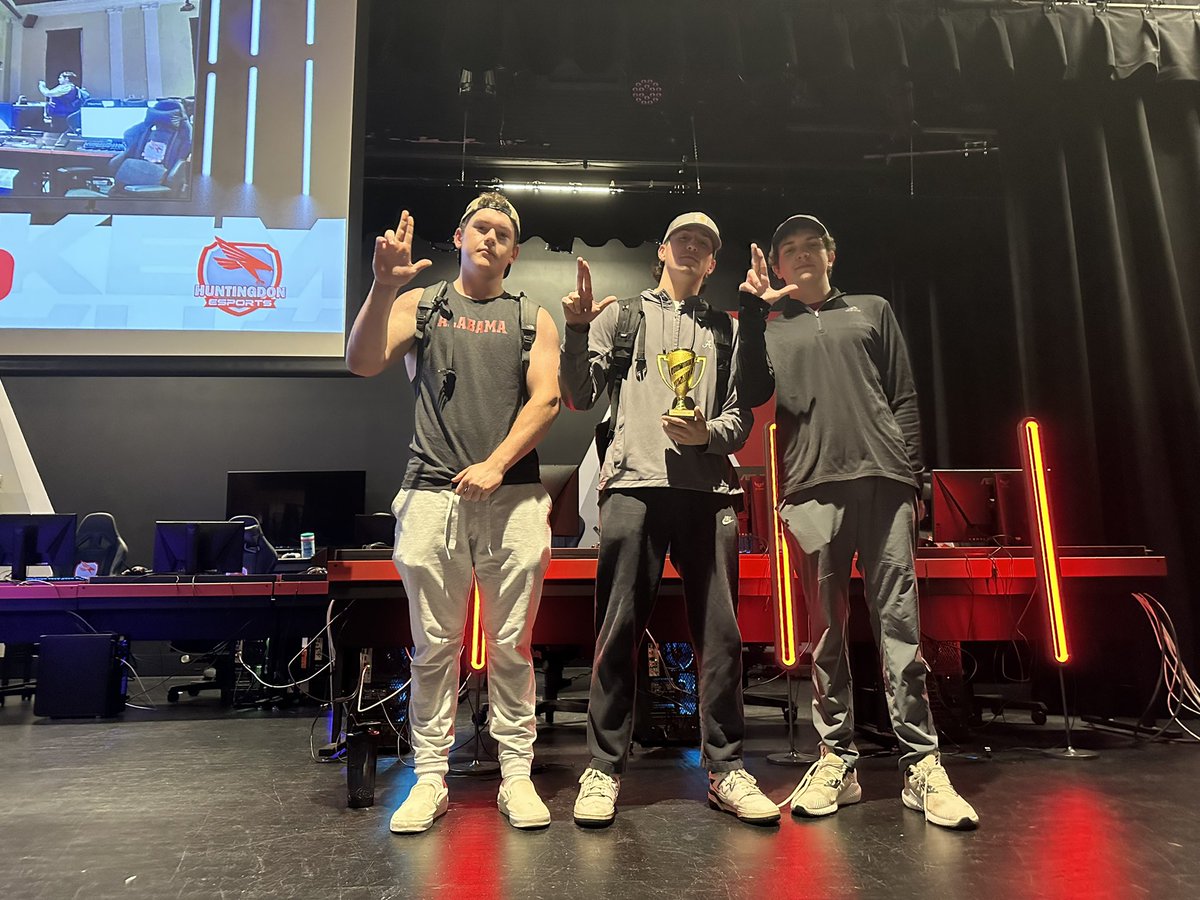 chan- (@_chanrl) on Twitter photo After 9+ hours of RL, we pulled out the dub in <a href="/BepicCasts/">MrBepic</a> Battle for Bama. GGs to everyone we played, one of the most fun events i’ve had a pleasure to participate in.
3-0 <a href="/ThompsonESports/">Thompson High School Esports</a>
3-0 Jax St
3-2 <a href="/UAHEsports/">UAH Esports</a>
3-1 <a href="/GamingAuburn/">Auburn Esports</a>
3-2 <a href="/BjhsEsports/">BJHS Esports</a>
4-1 <a href="/EsportsUM/">Montevallo Esports</a> After 9+ hours of RL, we pulled out the dub in <a href="/BepicCasts/">MrBepic</a> Battle for Bama. GGs to everyone we played, one of the most fun events i’ve had a pleasure to participate in.
3-0 <a href="/ThompsonESports/">Thompson High School Esports</a>
3-0 Jax St
3-2 <a href="/UAHEsports/">UAH Esports</a>
3-1 <a href="/GamingAuburn/">Auburn Esports</a>
3-2 <a href="/BjhsEsports/">BJHS Esports</a>
4-1 <a href="/EsportsUM/">Montevallo Esports</a>