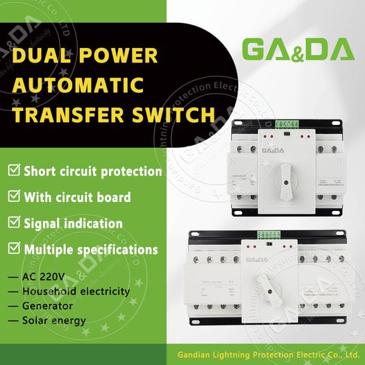 Sales04G's tweet image. 🔌Dual Power Transfer Switch 🔌
💡In today’s power systems, the dual power transfer switch plays a crucial role. It not only ensures the continuity of power supply but also significantly enhances the stability and safety of the system.
 #GADA #dualpowerswitch #ATS #transferswitch