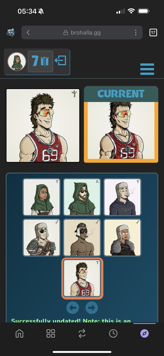 Upgraded <a href="/BroHallaNFT/">BroHalla</a> go hard 🔥

Thanks you <a href="/ArminiusXYZ/">Arminius</a> 🫡