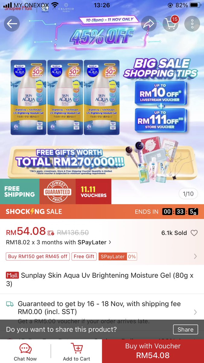ainulzulkornain's tweet photo. For those pakai skin aqua boleh grab sebab tengah mur gila ni satu jadi rm18 jer rm54 dapat 3 tau guys https://t.co/TMxNRzcMyD https://t.co/9twgGXBuft
