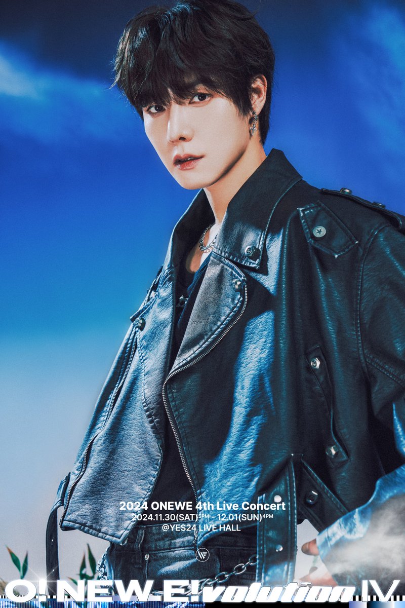 [#ONEWE]

ONEWE 4th Live Concert
'O! NEW E!volution IV’

🔹 CONCEPT PHOTO #2🔹
▫ YONG HOON ▫

📍 공연 일정
✔ 241130 (토) 17시 (KST) / 
241201 (일) 16시 (KST) 

📍 멜론 티켓
🔗 국내 - ticket.melon.com/performance/in…
🔗 글로벌 - tkglobal.melon.com/performance/in…

📍 예스24 티켓
🔗 국내 -