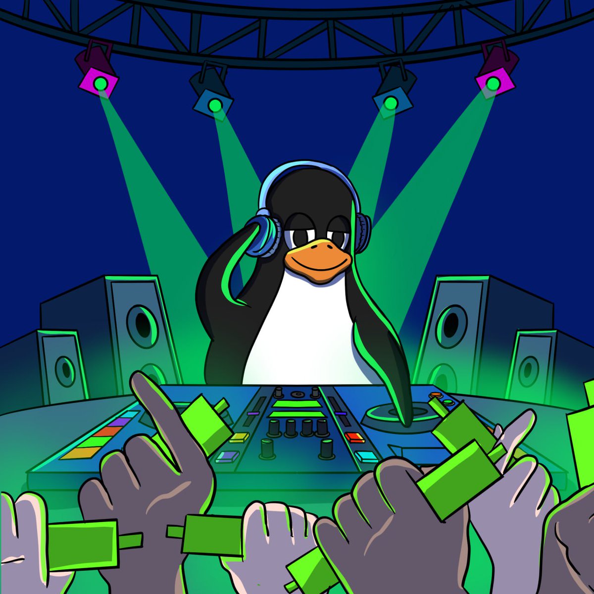 TuxLinuxMascot's tweet image. YOU ALL READY TO JOIN $TUX PARTY?