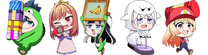 ホロマリパ ReGLOSS編    「0期～ReGLOSSまで作成」  透過データまとめURL(ドライブ)青ペン #Artnose  #ririkart  #らでん似絵 #はじめ武勇伝 