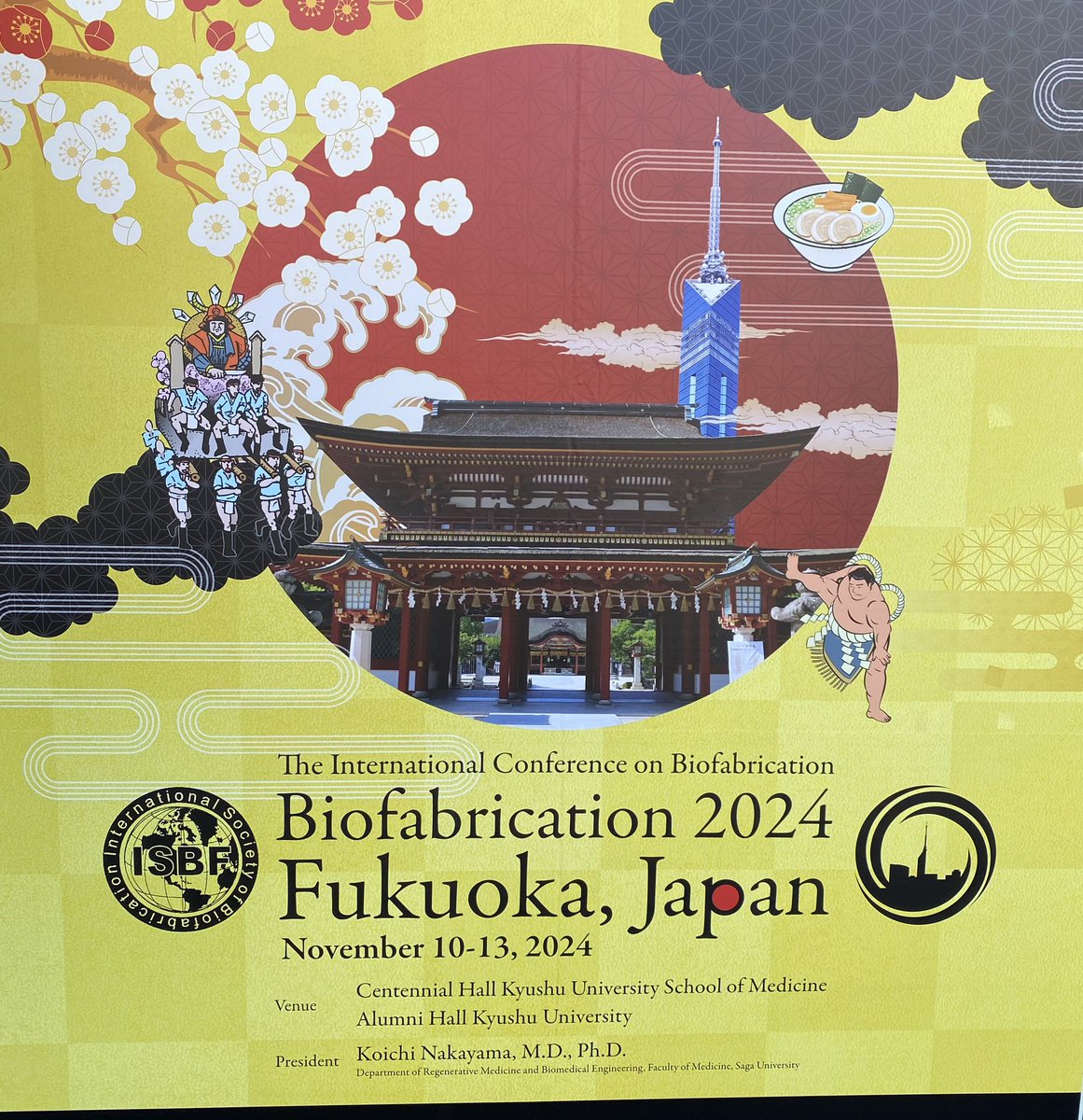 Thanks to ISBF2024 for the opportunity to present our latest findings on skin organoid at #ISBF2024fukuoka
#kyushuUniversityFacultyOfMedicine 
#Genodermatosis #organoid #skin