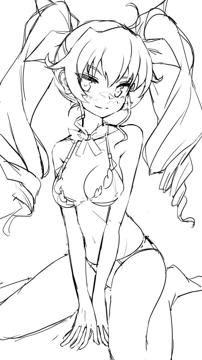 絶賛、ラフ～下書き中
初参加のコミケ本収録予定です。( ˘ω˘ )
あと何枚かいけるじゃろか?

そういえば表紙も描かないとじゃんねぇ・・・ 