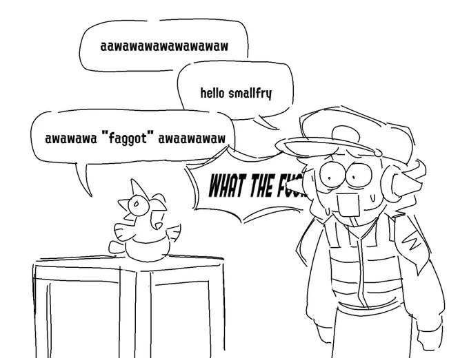 that's why smallfry always staring at captain huh 